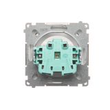 LED luminaire with motion sensor, 230V, Silver matt, metalic