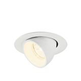 NUMINOS© GIMBLE XS, recessed CL 4000K, 20ø, IP20, round wh