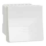 New Unica - electronic doorbell - 2 modules - white