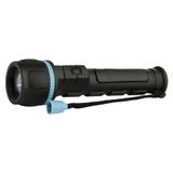 Rubber LED Flashlight, 20 lm, 2× AA