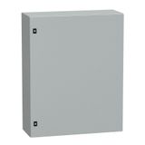 Spacial CRN plain door with mount.plate. H1000xW800xD300 IP66 IK10 RAL7035..