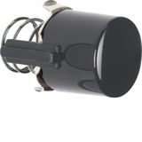 Button for push button/light signal element E10, black