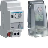 Twilight switch 6 channels with surface mounted brightness sensor IP65