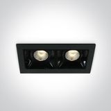 BLACK LED 2x2W WW 30deg IP20 700mA DIMMABLE