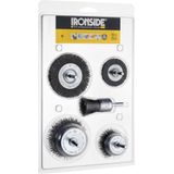 Ironside end brush set 5pcs.