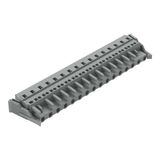1-conductor female connector CAGE CLAMP® 2.5 mm² gray