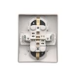 Cable input, light gray matt