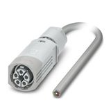 IPD PL 5P2,5 F A1,0 PVC GY - Connecting cable