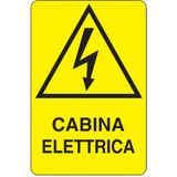 Rectangular danger sign - 330 x 500 mm