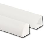 Corner PMMA moisture-proof RA profile, 10x10mm, Whitey diffusion, 2m