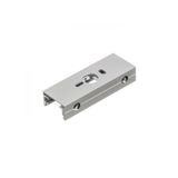 EUTRAC joint connector for 3-circuit tracks silver grey