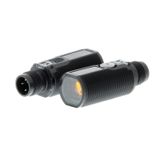 Photoelectric sensor, M18 threaded barrel, plastic, red LED, through-b E3F12012B