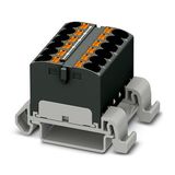 PTFIX 12X4-NS35A BK - Distribution block