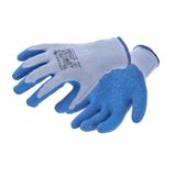 DILL latex-coated protective gloves red/black 10