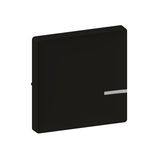 Valena Allure 2 Wire Regulator Tile, Neutral For LED, Black