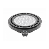 LED LIGHT SOURCE, A-G, ES111, 3000K, GU10, 12,5W, AC220-240V, 40°, 1100lm, 109mA, black
