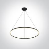 BLACK PENDANT LED 65W WW IP20 230V