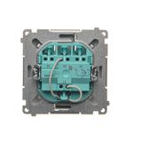 1/2 key with pictogram for electronic products, matt aluminum