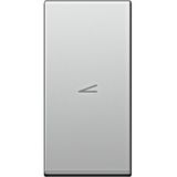 Cover with dimmer icon 1M, silver