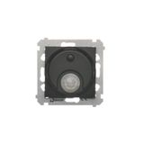 Switch with motion sensor, black matt