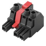 PCB plug-in connector, female plug, 10.16 mm, Number of poles: 4, 180°, Clamping yoke connection, Clamping range, max. : 16 mm², Box