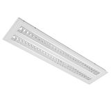 MODUS IS,recessed , 600, rectangle C , bright AL louvre, 2x LED 840,  1400mA, NONSELV, ISO3