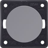 Intermediate switch, Integro - Design Flow/Pure, grey glossy