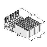 BL20 base module Screw connection   BL20-B6S-SBBSBB