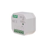 Electromagnetic relay, 2NO 16A, flush-mounted, in PDT housing, U=100-265V AC, contact: 2NO 16A