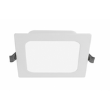 G-TECH LED luminaire FABRO, 6 W, 540 lm, 4000K, AC220-240V, IP40, recessed, square, white