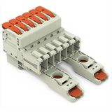 831-1206/306-000 1-conductor male connector; lever; Push-in CAGE CLAMP®