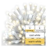 Profi LED interconnecting chain, flashing, white – icicles, 3 m, outdoor, warm/cool white