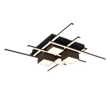 Roger LED ceiling lamp matt black