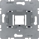 Supporting plate for modular jacks, com-tech
