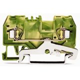 Ground terminal block 2-conductor 2.5mm² green-yellow