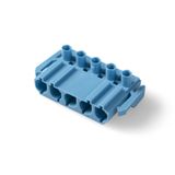 Coupler 5-p plug, blue
