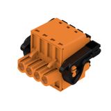 PCB plug-in connector, female plug, 5.08 mm, Number of poles: 4, 180°, PUSH IN with actuator, Clamping range, max. : 3.31 mm², Box