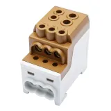 SDB 200 Distribution block Al/Cu 80030 SIMBLOCK brown