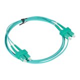 Patch cord fiber optic SC/SC fiber (50/125µm) OM4 2m