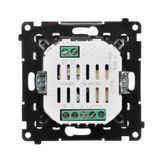 Single button with light indicator box for switches and push buttons, white