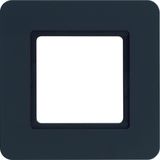 Frame 1gang, Q.7, anthracite velvety, lacquered for illumination