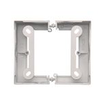 Single fiber optic socket, matt aluminum