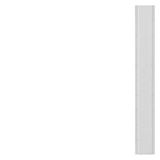 Labeling plate, flat, width: 5.2 mm, snap-on mounting, white, 2.5 mm2