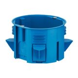 Installation box for wall with polystyrene PST60 blue