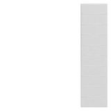 Labeling plate, front, width: 4.2 mm, snap-on mounting, white, 1.5 mm2
