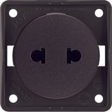 Plug w.out earth.cont. Euro-American stand., cont.prot., screw term, I