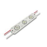 LED modul 3x SMD2835, 1,2W, 12V, 100mA, 7000K, 170°, IP66