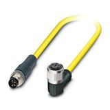 SAC-4P-M8MS/ 0,5-542/M12FR BK - Sensor/actuator cable