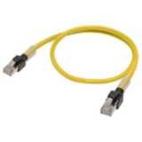 Ethernet patch cable, S/FTP, Cat.6A, PUR (Yellow Flexible), 3 m