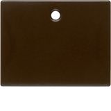 Centre plate for pullcord switch/pullcord push-button, arsys, brown gl